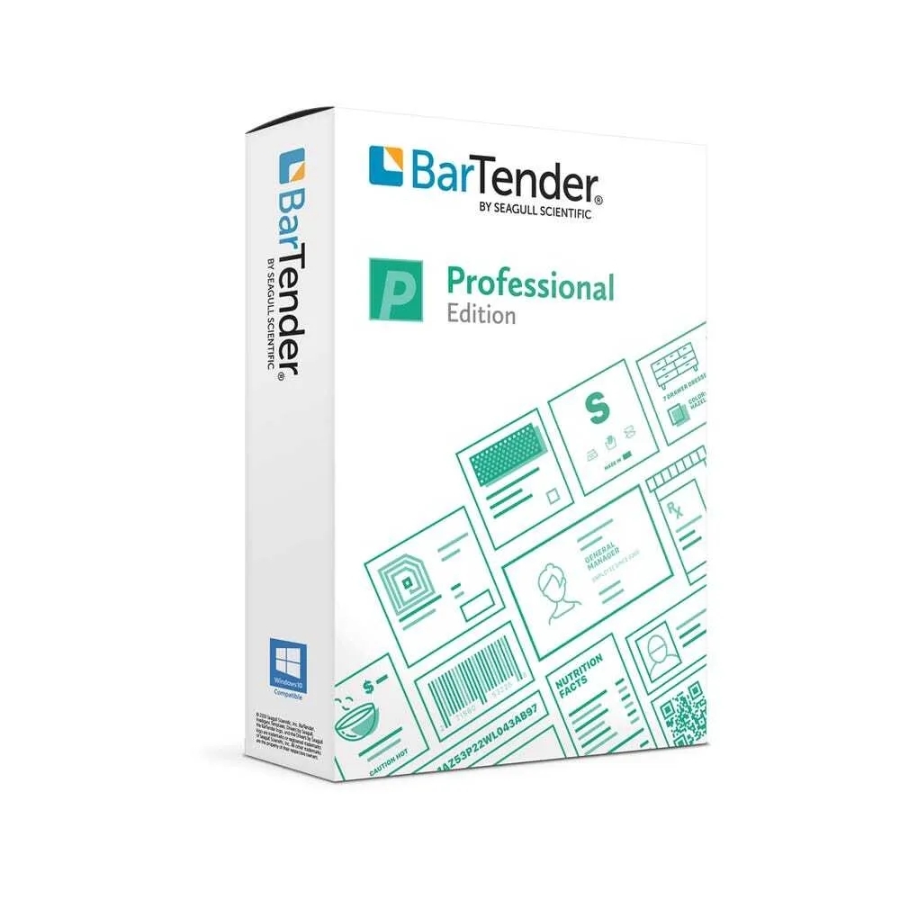BarTender Professional Edition Software email delivery / same day delivery